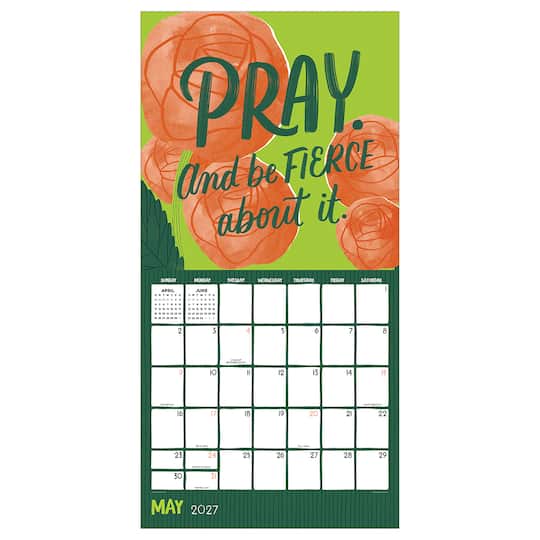 2027 Mahogany Wall Calendar